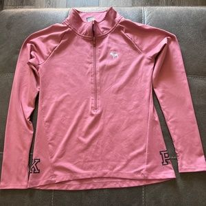 VS Pink Half Zip Top